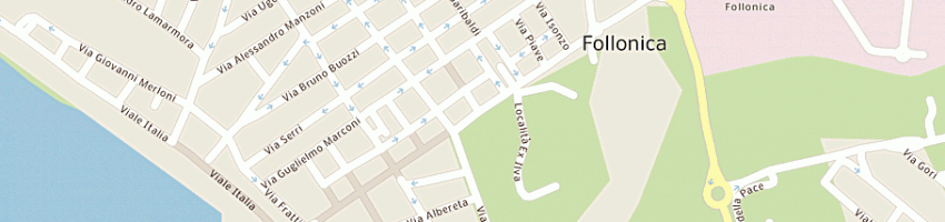 Mappa della impresa new telephone shop di totti riccardo a FOLLONICA