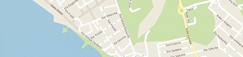 Mappa della impresa pescheria riparbelli v e c sas a FOLLONICA