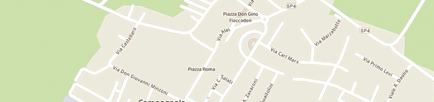 Mappa della impresa bianco simona a CAMPAGNOLA EMILIA
