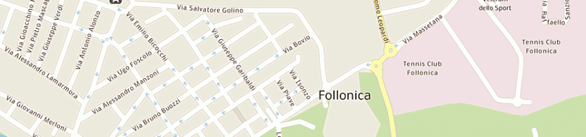 Mappa della impresa zg alluminio follonica a FOLLONICA