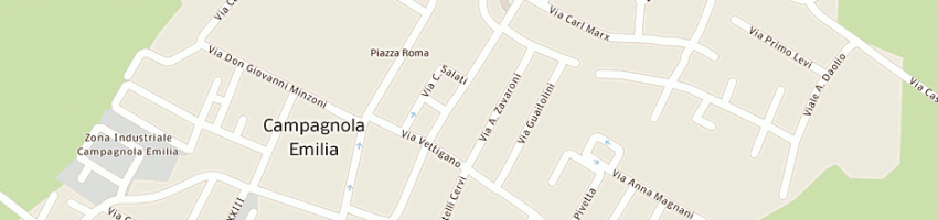 Mappa della impresa santini gianfranco a CAMPAGNOLA EMILIA