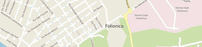 Mappa della impresa vama environment srl a FOLLONICA