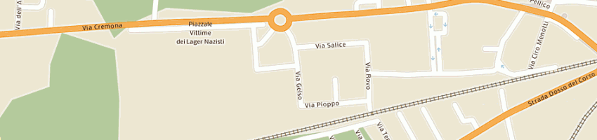 Mappa della impresa csa cooperativa servizi ambiente scrl a MANTOVA