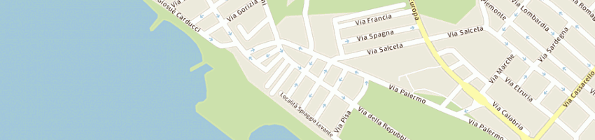 Mappa della impresa mantovani a FOLLONICA