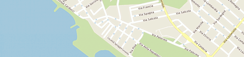 Mappa della impresa scarpelli felice a FOLLONICA