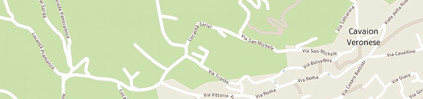 Mappa della impresa segattini porfidi srl a CAVAION VERONESE