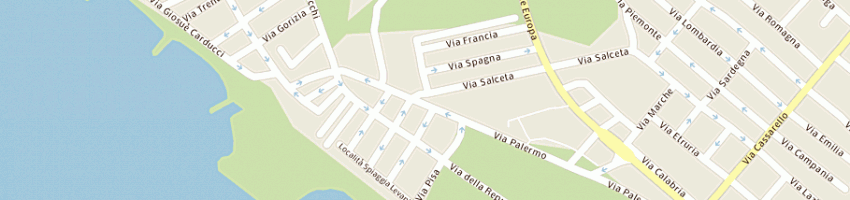 Mappa della impresa accessori ricambi auto - moto di petricci enio a FOLLONICA
