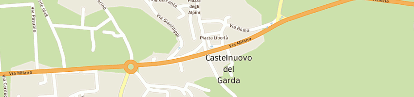 Mappa della impresa banca antonveneta spa a CASTELNUOVO DEL GARDA