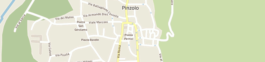 Mappa della impresa la bottega artigiana di bonapace luigi a PINZOLO
