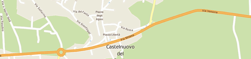 Mappa della impresa immobiliare dalle vedove srl a CASTELNUOVO DEL GARDA