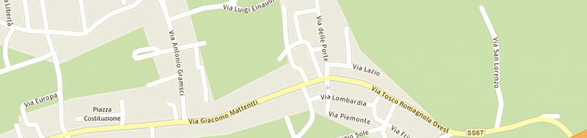 Mappa della impresa gandini dr marina odontoiatra a PISA