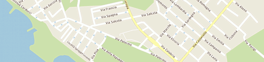 Mappa della impresa cgilcamera del lavoro comunale a FOLLONICA
