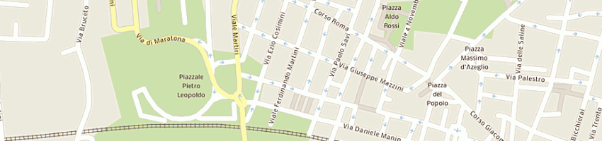 Mappa della impresa taffuri francesco a MONTECATINI TERME