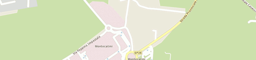 Mappa della impresa autoborgo tuttemarche srl a MONTECATINI TERME