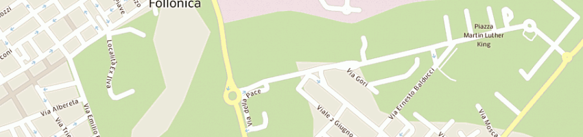 Mappa della impresa poste italiane spa a FOLLONICA
