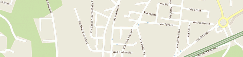 Mappa della impresa vezzani silvano a MONTECATINI TERME