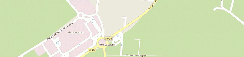 Mappa della impresa volauto srl a MONTECATINI TERME