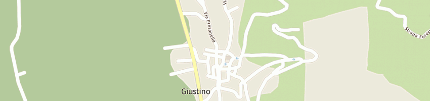 Mappa della impresa frizzi carlo a GIUSTINO