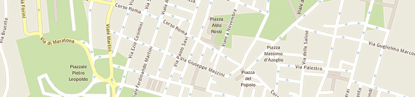 Mappa della impresa dasi srl a MONTECATINI TERME