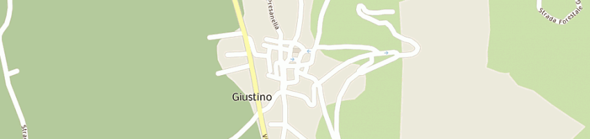 Mappa della impresa bassi oscar a GIUSTINO