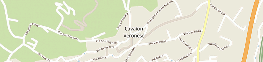 Mappa della impresa ecosi srl a CAVAION VERONESE