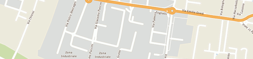 Mappa della impresa prime ceramiche srl a RUBIERA
