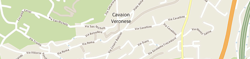 Mappa della impresa salandini agostino snc a CAVAION VERONESE