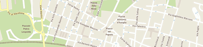 Mappa della impresa fedrigoli costruzioni srl a MONTECATINI TERME