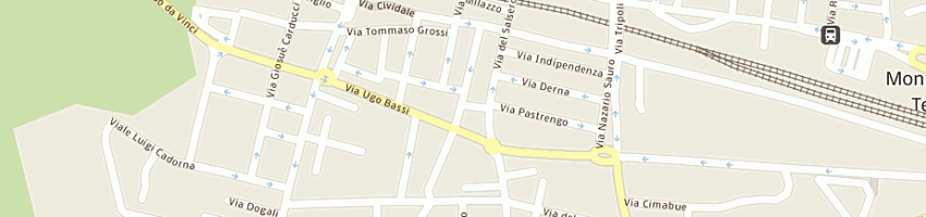 Mappa della impresa finterme di meini paolo e c sas a MONTECATINI TERME