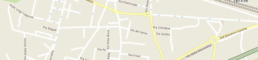 Mappa della impresa di pollina francesco a MONTECATINI TERME