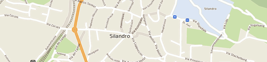 Mappa della impresa mode wielander der wielander waltraud a SILANDRO