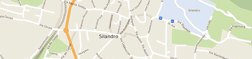 Mappa della impresa egger feinbackerei a SILANDRO