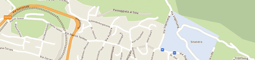 Mappa della impresa tappeiner oswald a SILANDRO