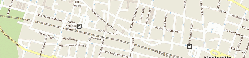 Mappa della impresa gruppo due-g srl a MONTECATINI TERME