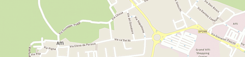 Mappa della impresa canove spa a AFFI
