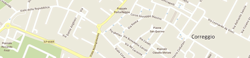 Mappa della impresa ghidorsi claudio a CORREGGIO
