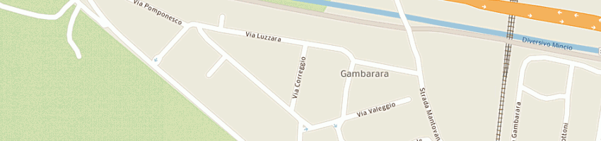 Mappa della impresa scatolificio virgiliano snc a MANTOVA