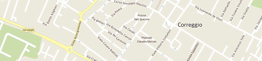 Mappa della impresa bianco angelo a CORREGGIO
