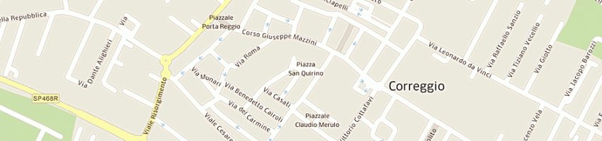 Mappa della impresa guidetti fabrizio a CORREGGIO