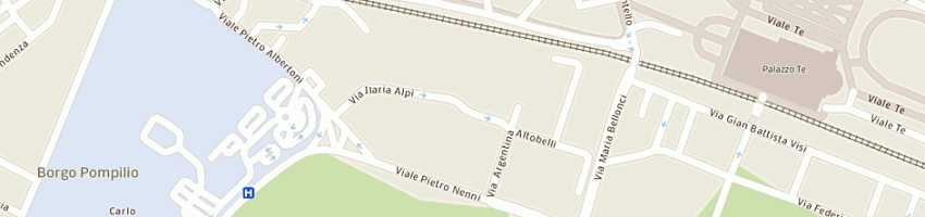 Mappa della impresa uisp a MANTOVA