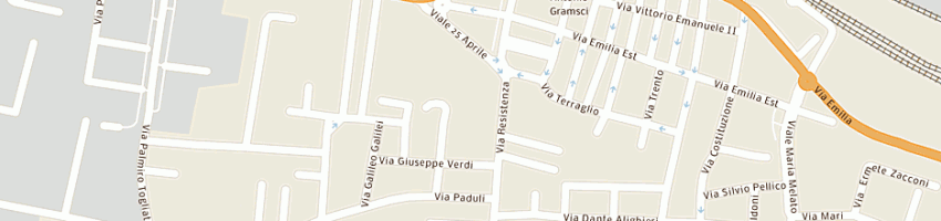 Mappa della impresa gestioni immobiliari 21 srl a RUBIERA