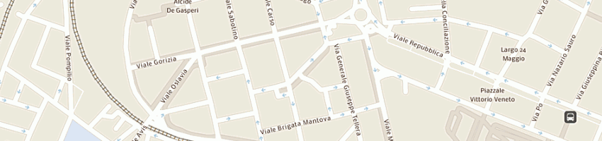Mappa della impresa poste italiane spa a MANTOVA