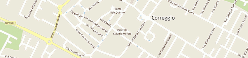 Mappa della impresa fondazione bellelli - contarelli a CORREGGIO