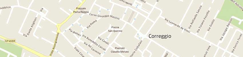 Mappa della impresa comune di correggio a CORREGGIO