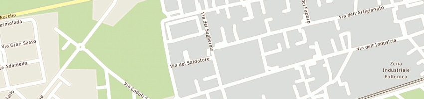 Mappa della impresa elettromar spa a FOLLONICA