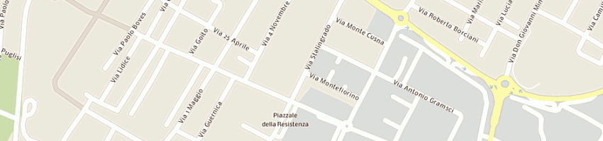 Mappa della impresa centro per l'impiego a CORREGGIO