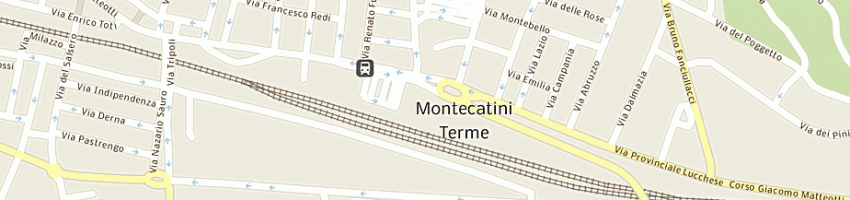 Mappa della impresa immobiliare centrale srl a MONTECATINI TERME