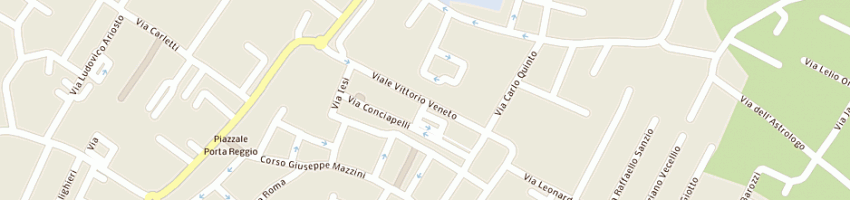 Mappa della impresa dessau studio di turci dottdinogazzetti ingsilvia e ass a CORREGGIO