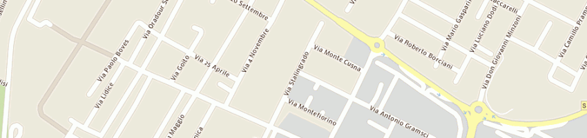 Mappa della impresa autocarrozzeria correggese snc a CORREGGIO