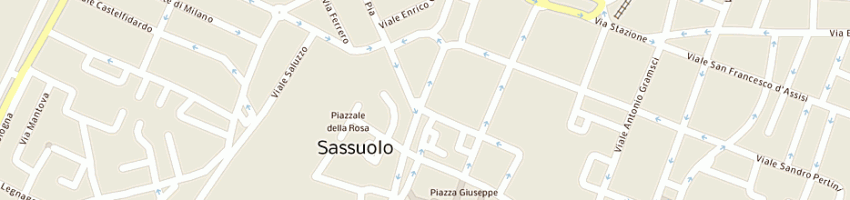 Mappa della impresa borghi daniela a SASSUOLO